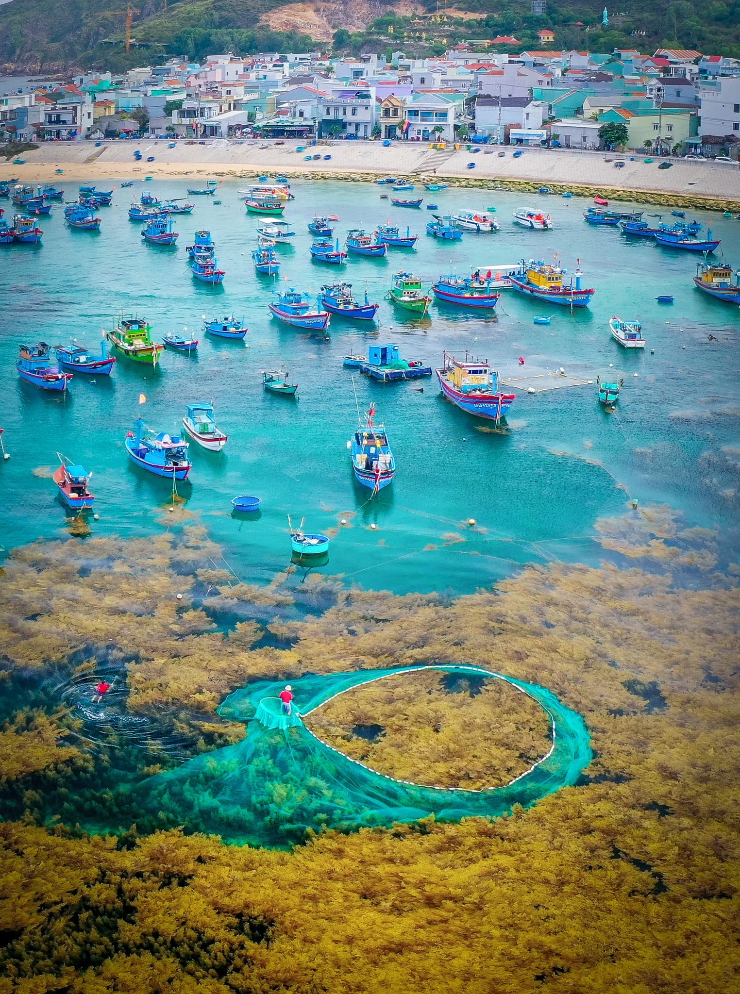Vẻ đẹp mùa rong mơ - Hòn Khô